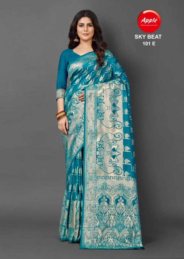 Apple Sky Beat 101 Festival Wear Silk Saree Collection